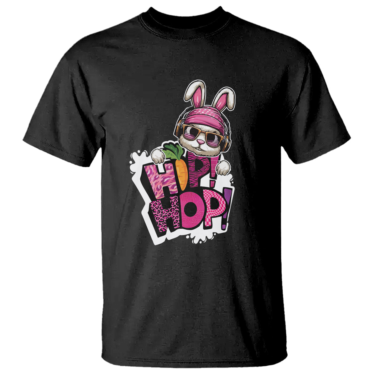 easter-day-cool-hip-hop-bunny-t-shirt