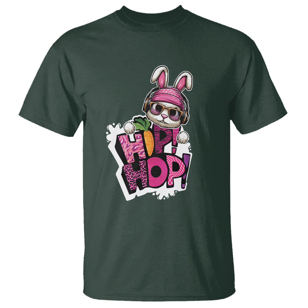 easter-day-cool-hip-hop-bunny-t-shirt