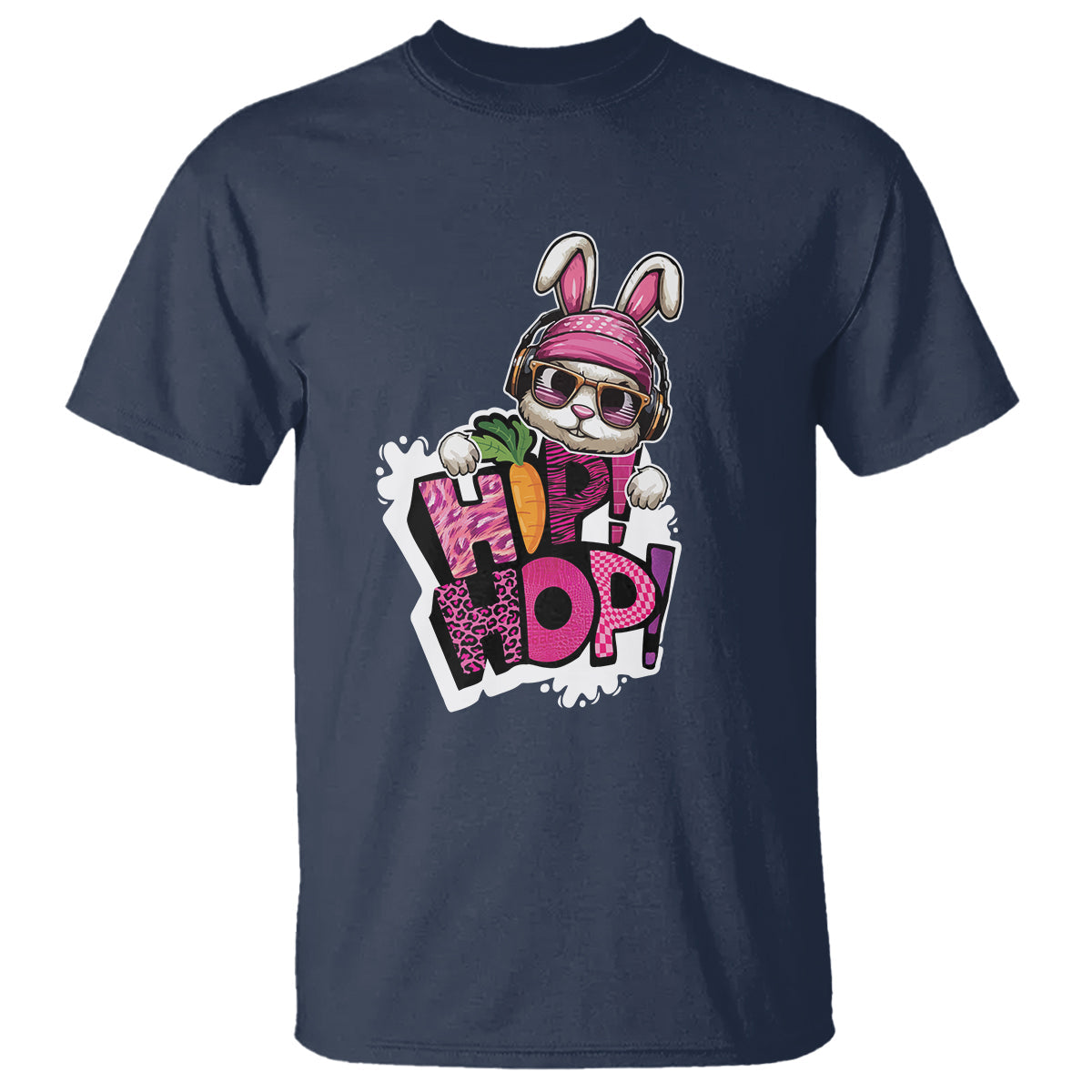 easter-day-cool-hip-hop-bunny-t-shirt