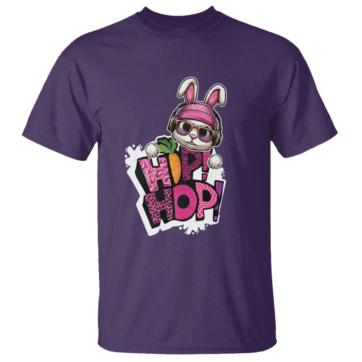 easter-day-cool-hip-hop-bunny-t-shirt