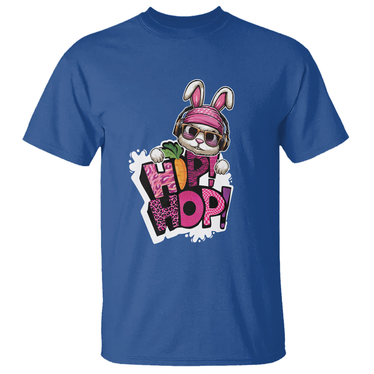 easter-day-cool-hip-hop-bunny-t-shirt