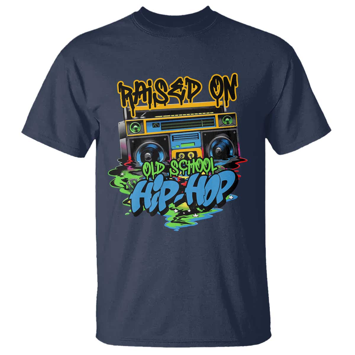 raised-on-old-school-hiphop-t-shirt