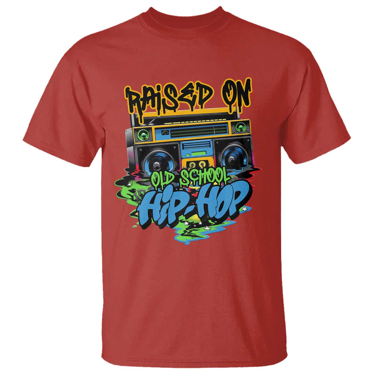 raised-on-old-school-hiphop-t-shirt