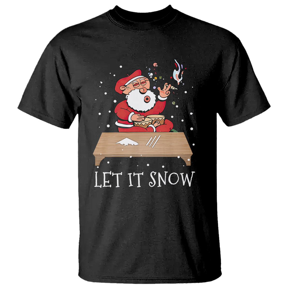 christmas-t-shirt-cocaine-let-it-snow-ugly-santa-snorting