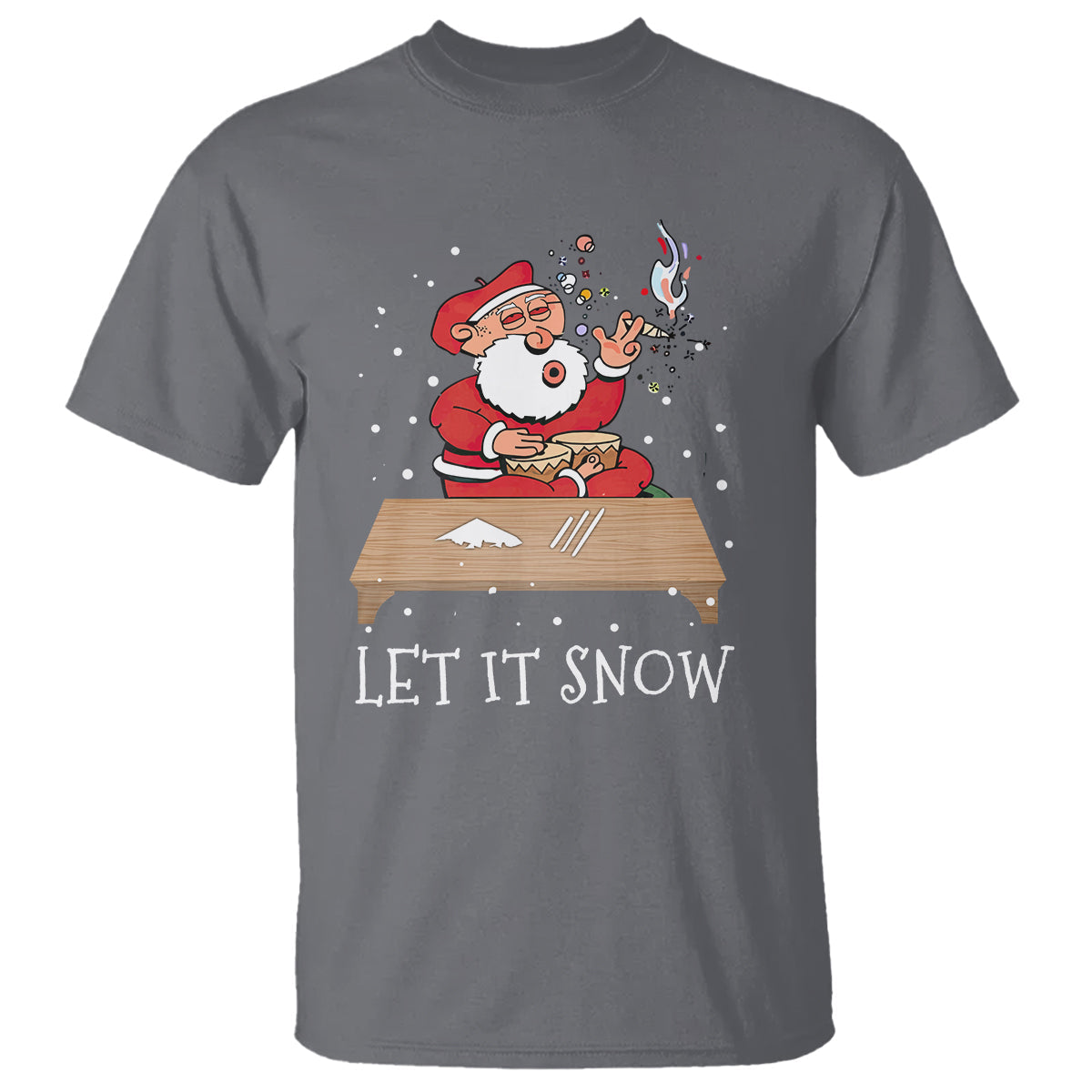 christmas-t-shirt-cocaine-let-it-snow-ugly-santa-snorting