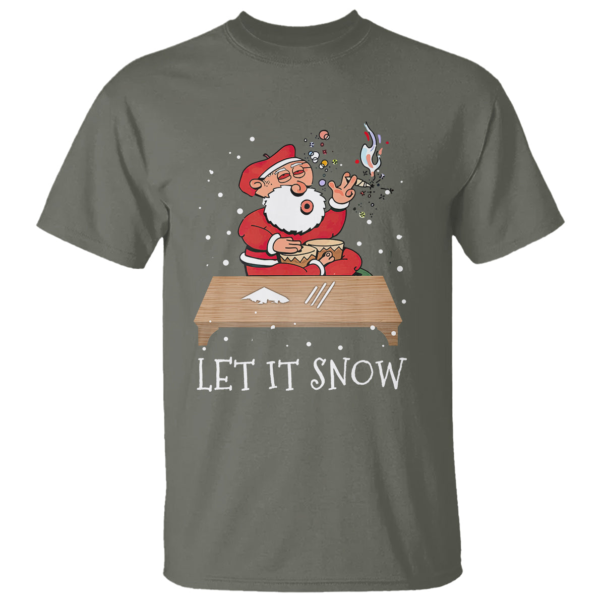christmas-t-shirt-cocaine-let-it-snow-ugly-santa-snorting