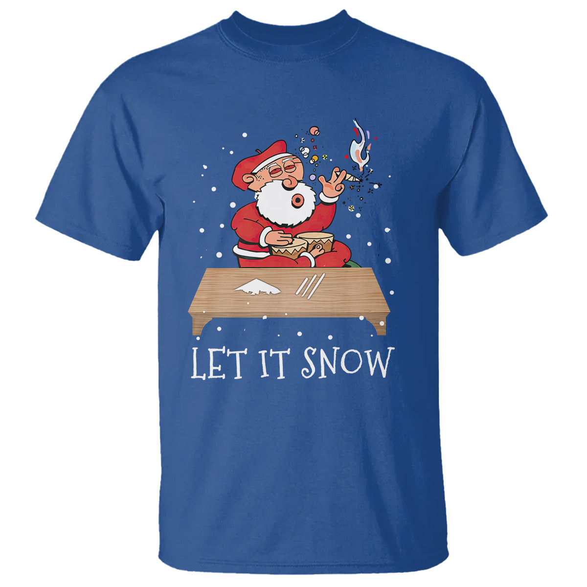 christmas-t-shirt-cocaine-let-it-snow-ugly-santa-snorting