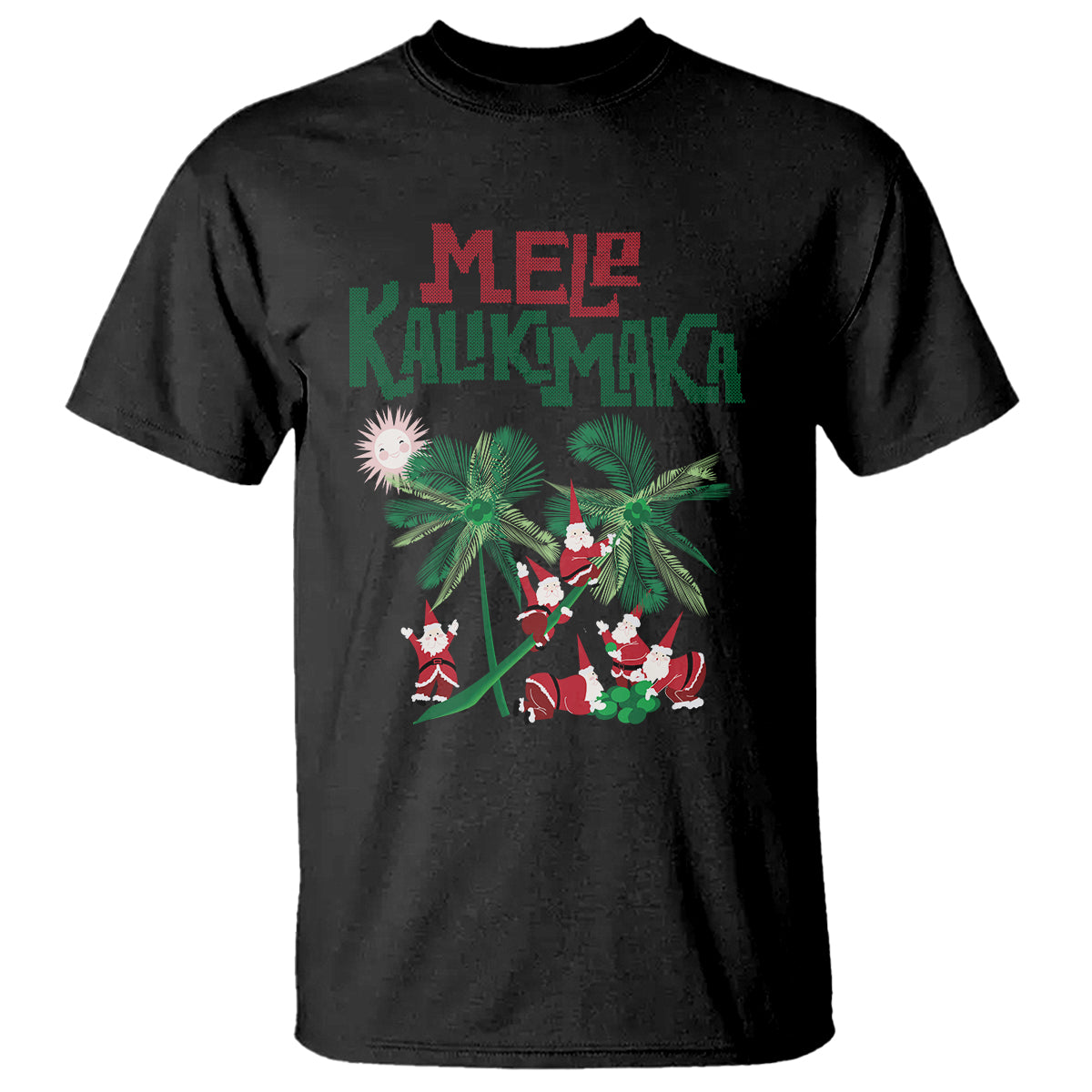 mele-kalikimaka-santa-climb-palm-tree-hawaiian-christmas-t-shirt