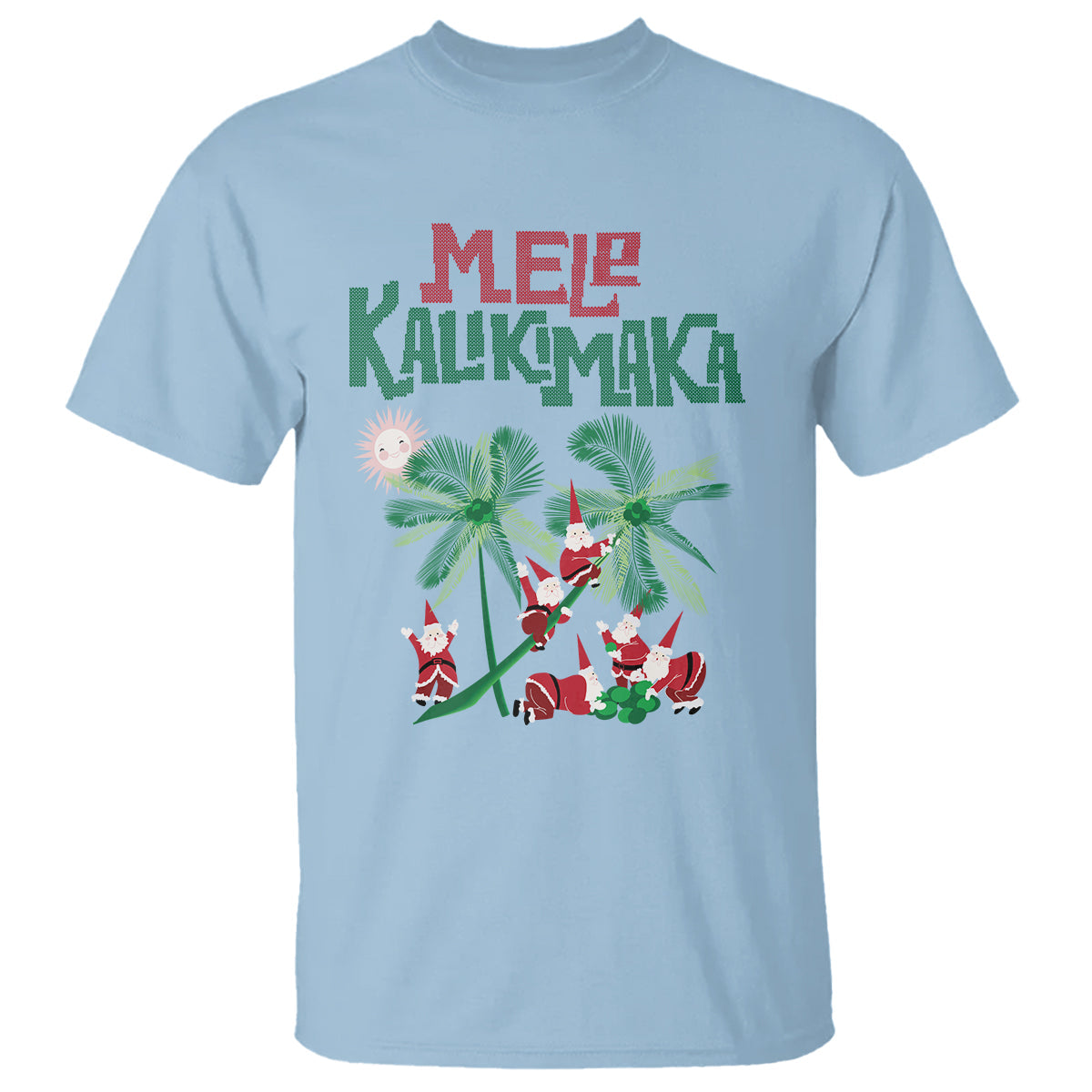 mele-kalikimaka-santa-climb-palm-tree-hawaiian-christmas-t-shirt