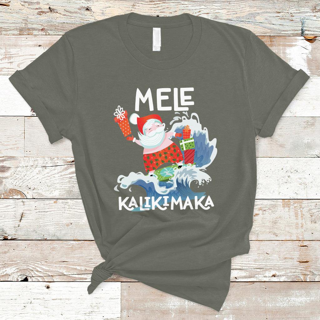 mele-kalikimaka-surfing-cute-santa-hawaiian-christmas-t-shirt