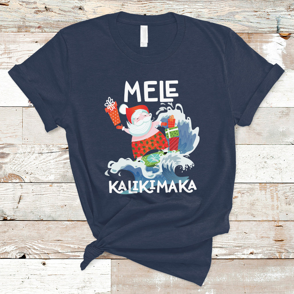 mele-kalikimaka-surfing-cute-santa-hawaiian-christmas-t-shirt