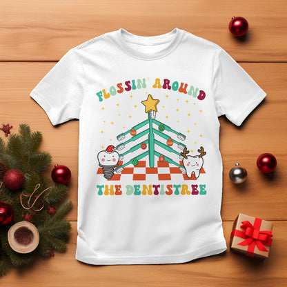 flossing-around-the-dentistree-funny-xmas-dental-hygienist-t-shirt