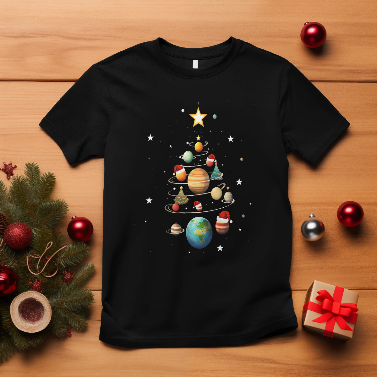 funny-solar-system-space-planets-tree-christmas-t-shirt