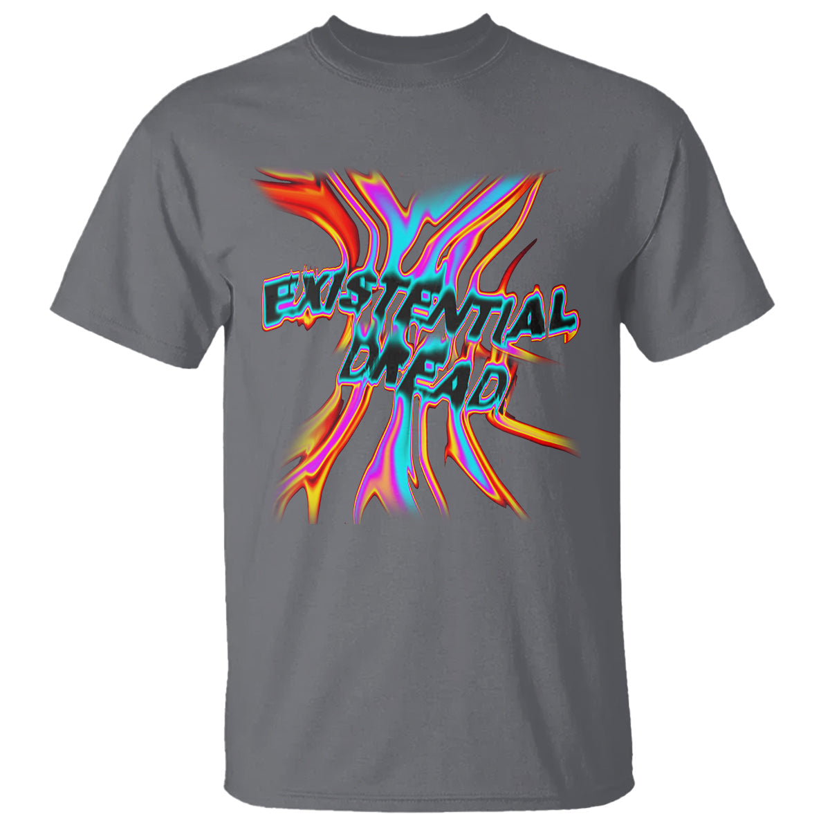 mental-health-t-shirt-existential-dread-liquid-melting-typography