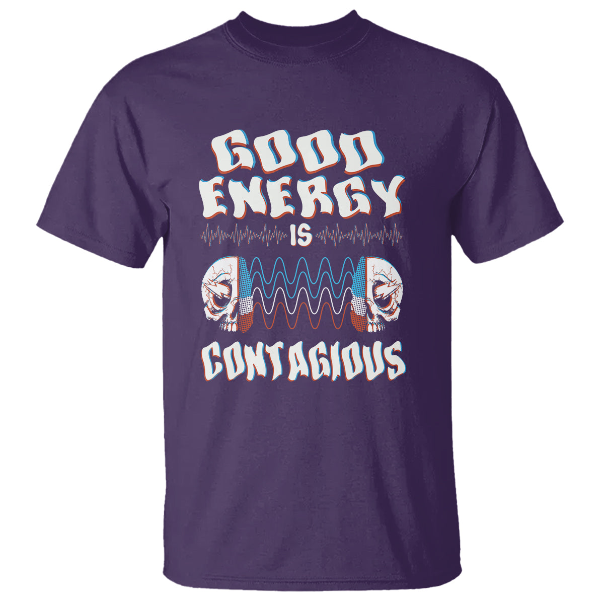 mental-health-t-shirt-good-energy-is-contagious-skull