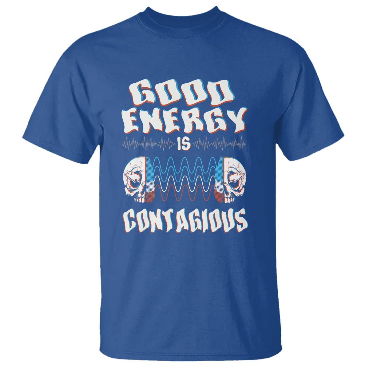 mental-health-t-shirt-good-energy-is-contagious-skull