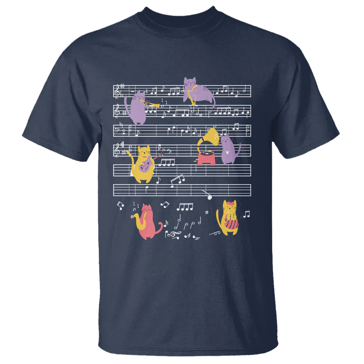cat-lover-t-shirt-cat-playing-musical-instrument