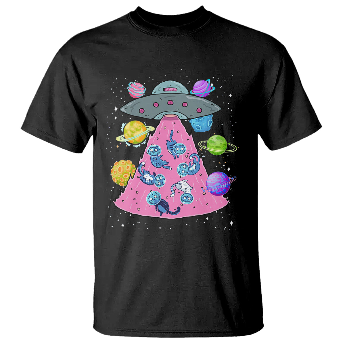 cat-lover-t-shirt-ufo-catches-cat-into-space