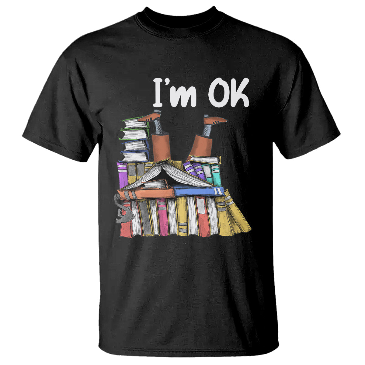 im-ok-with-books-reading-book-lover-t-shirt
