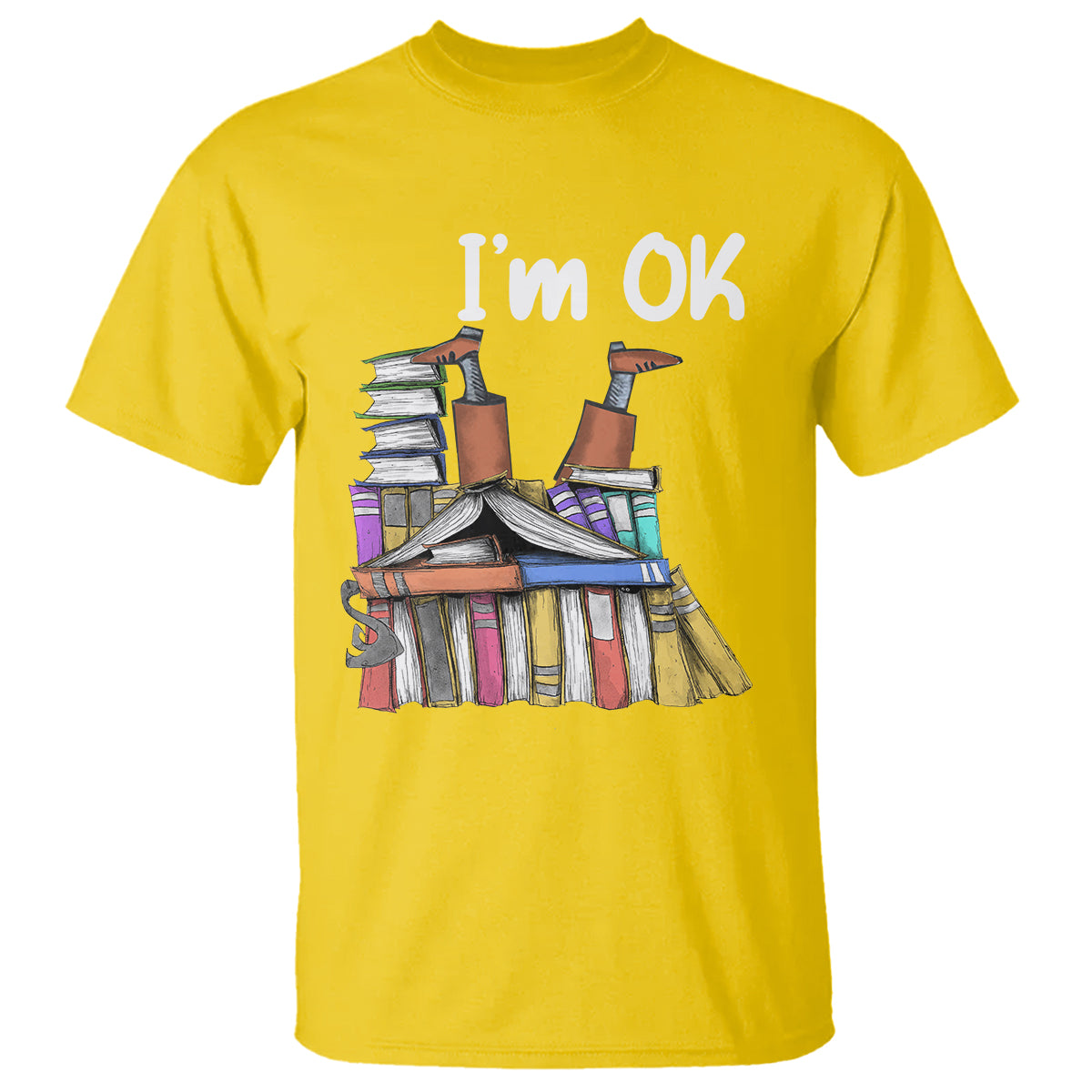 im-ok-with-books-reading-book-lover-t-shirt