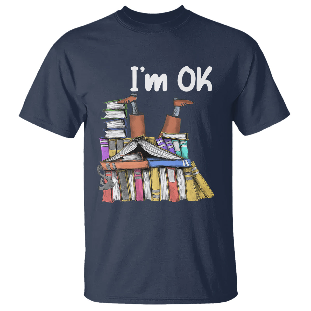 im-ok-with-books-reading-book-lover-t-shirt