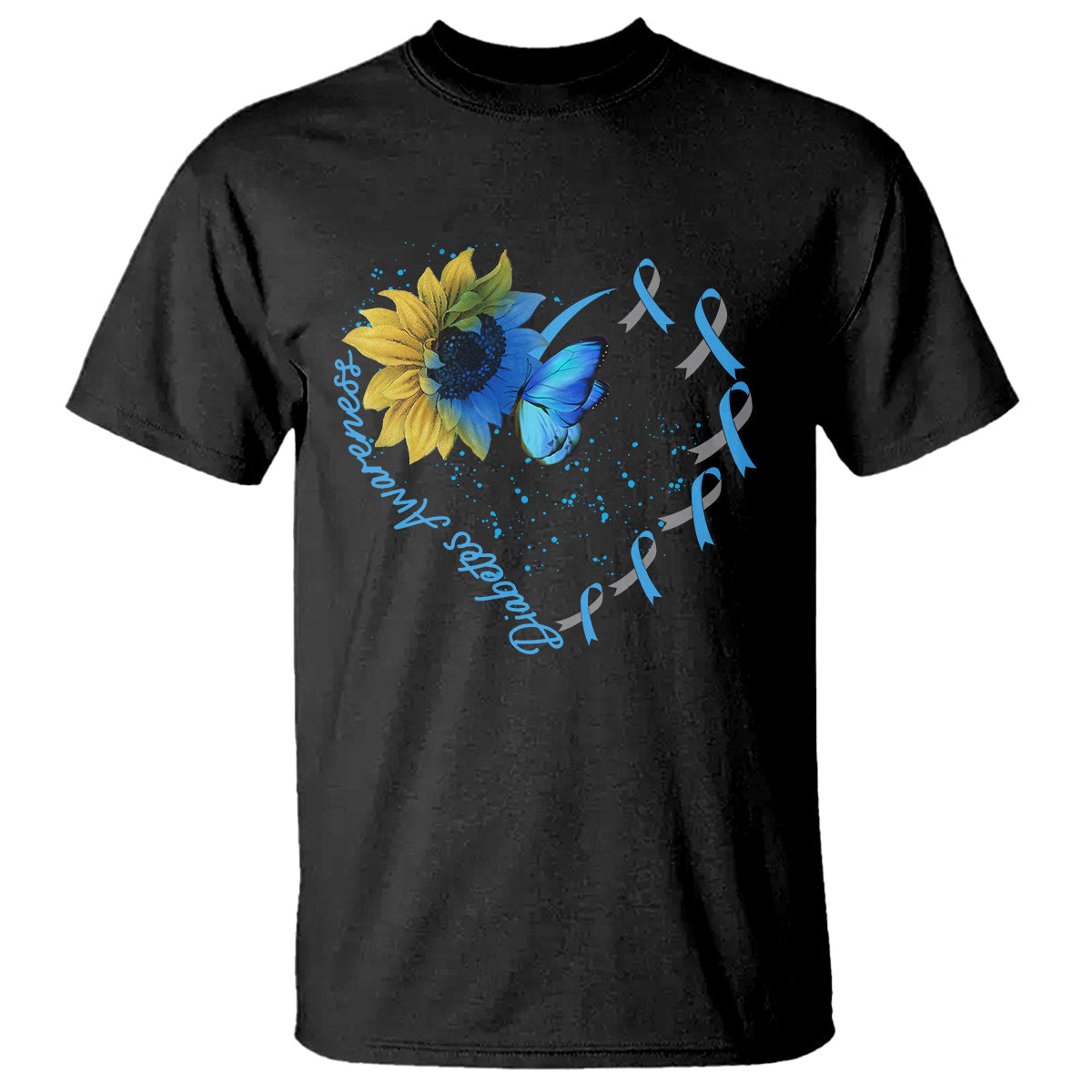 diabetes-sunflower-shirt-type-1-t-shirt