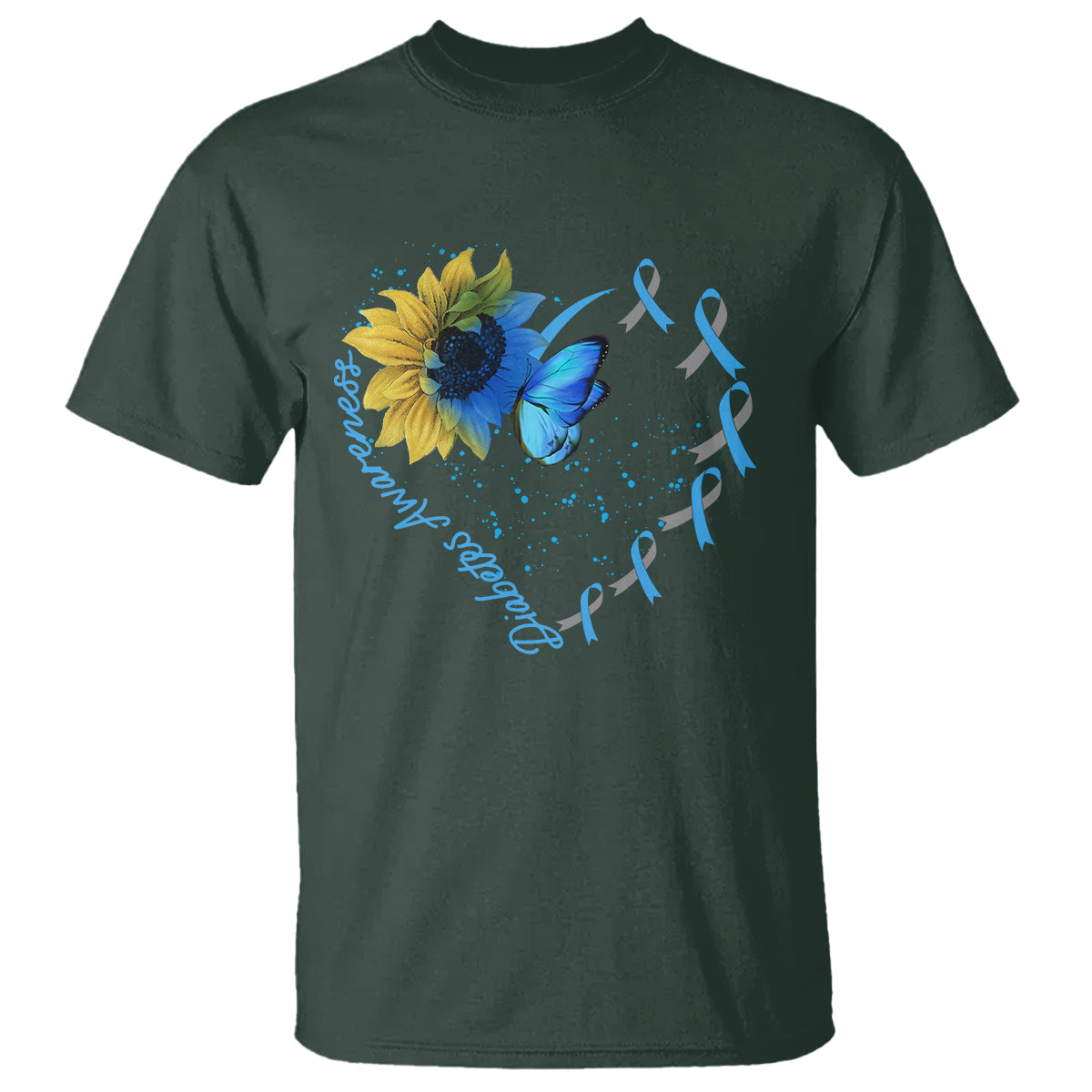 diabetes-sunflower-shirt-type-1-t-shirt