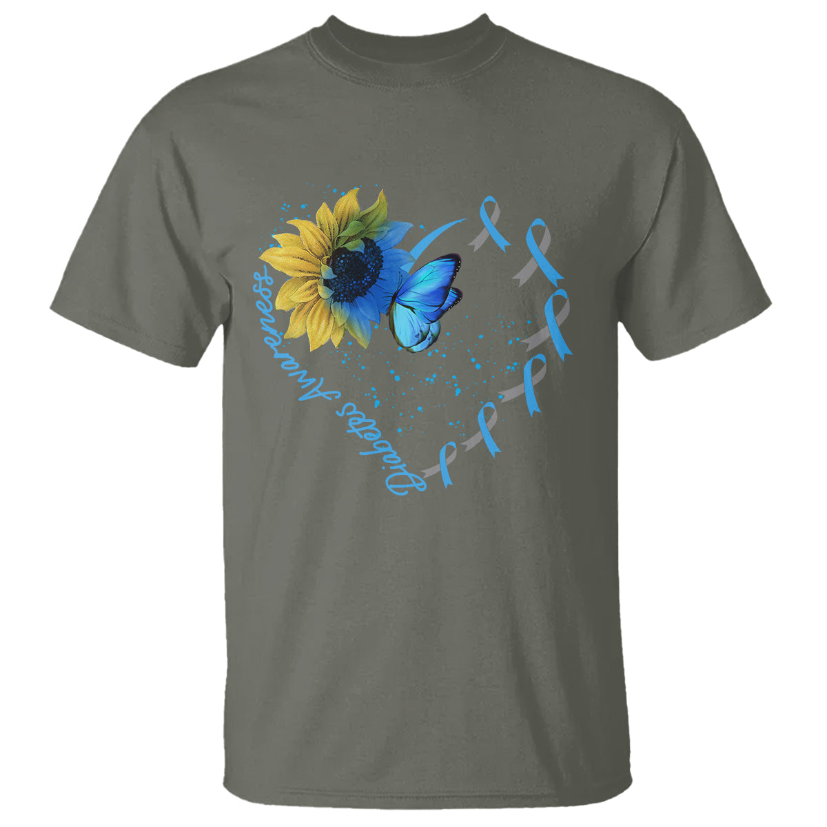 diabetes-sunflower-shirt-type-1-t-shirt