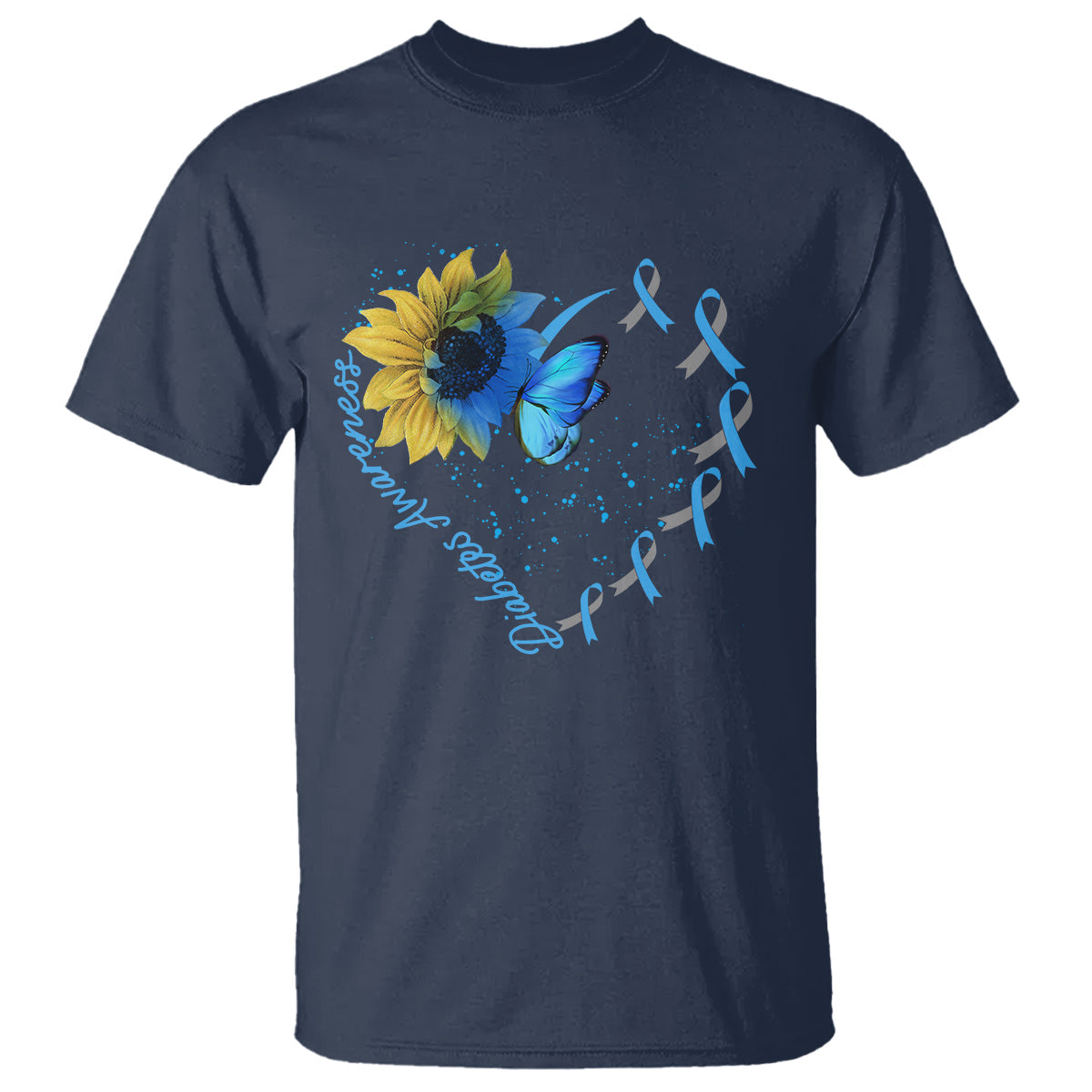 diabetes-sunflower-shirt-type-1-t-shirt