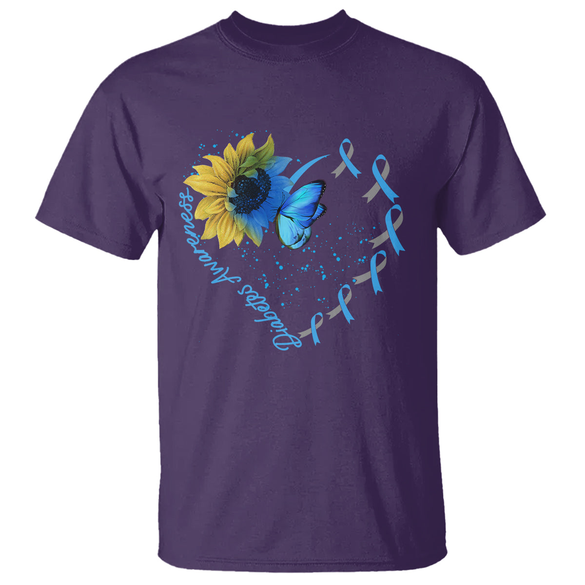 diabetes-sunflower-shirt-type-1-t-shirt