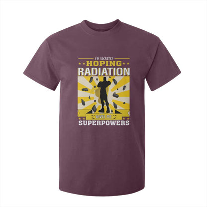 Chemotherapy Support T Shirt For Kid Radiation Gives Me Superpowers