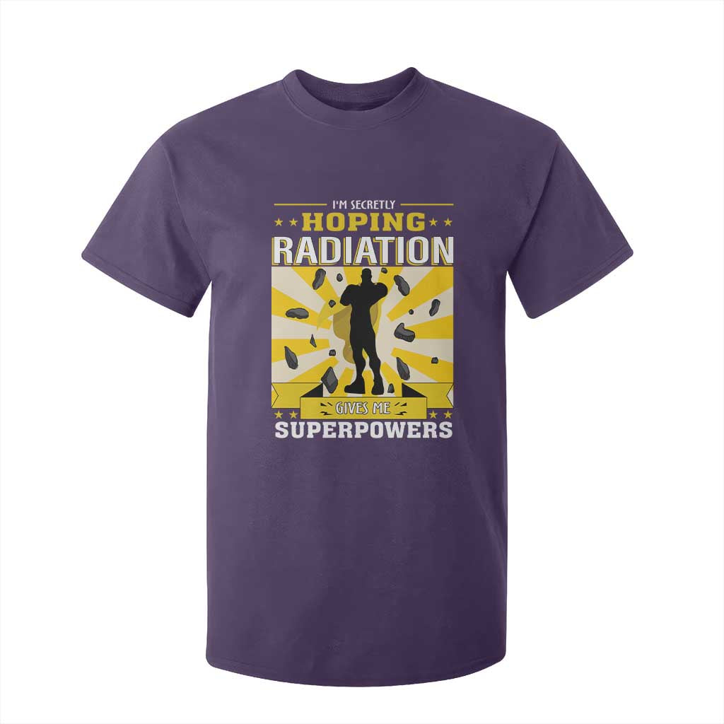 Chemotherapy Support T Shirt For Kid Radiation Gives Me Superpowers