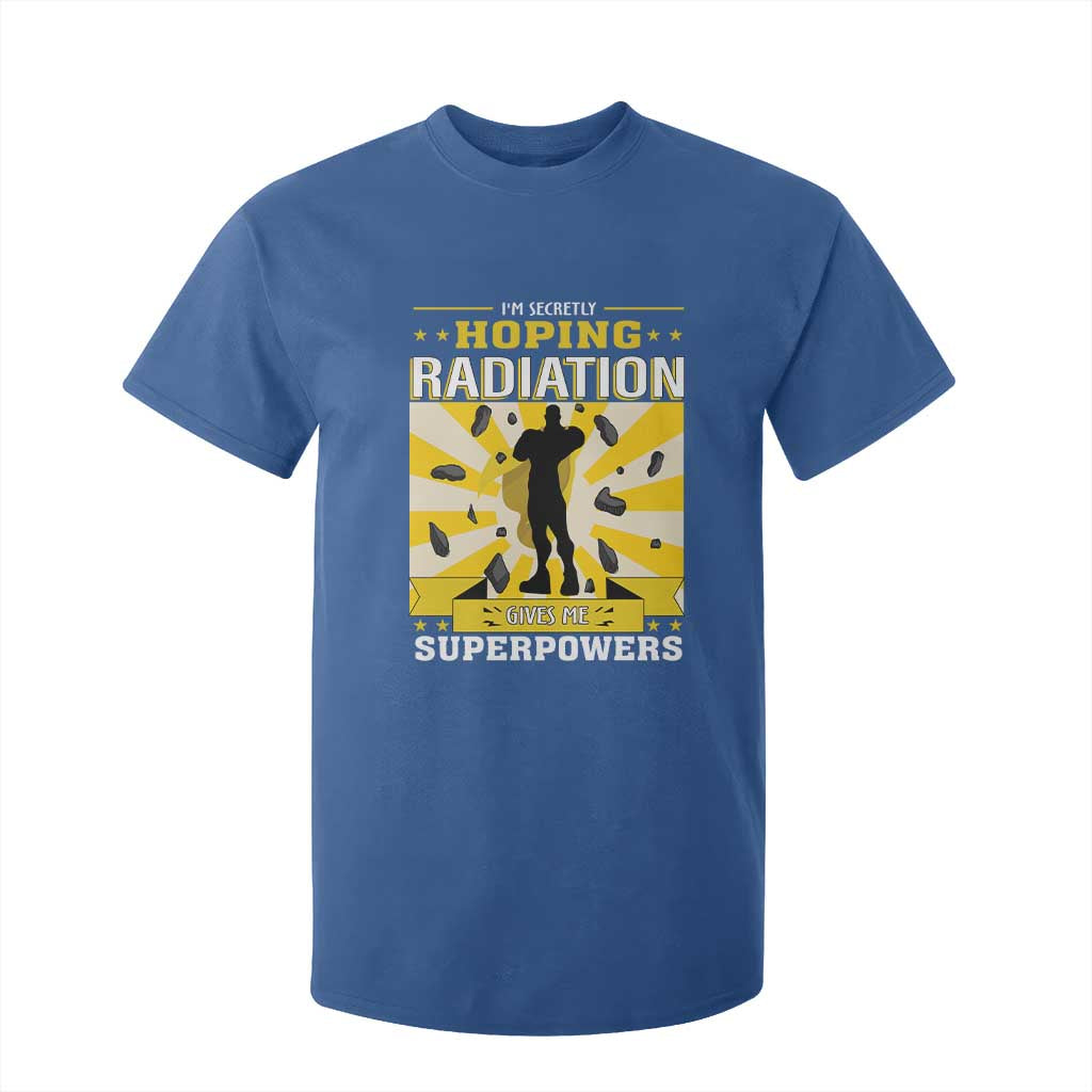 Chemotherapy Support T Shirt For Kid Radiation Gives Me Superpowers