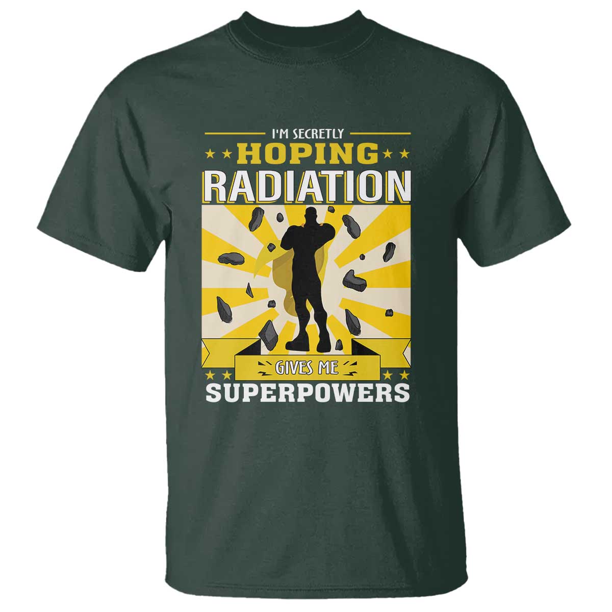 Chemotherapy Support T Shirt Radiation Gives Me Superpowers