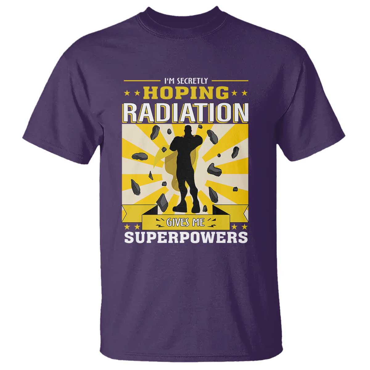 Chemotherapy Support T Shirt Radiation Gives Me Superpowers