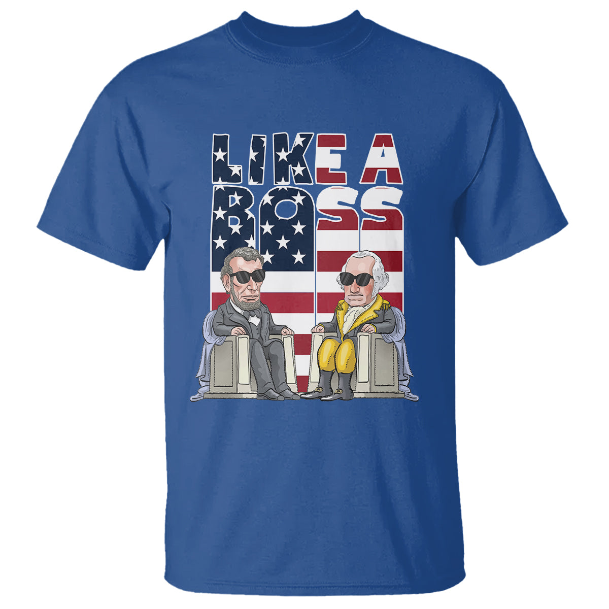 presidents-day-t-shirt-like-a-boss-washington-lincoln-abe-george-us-flag