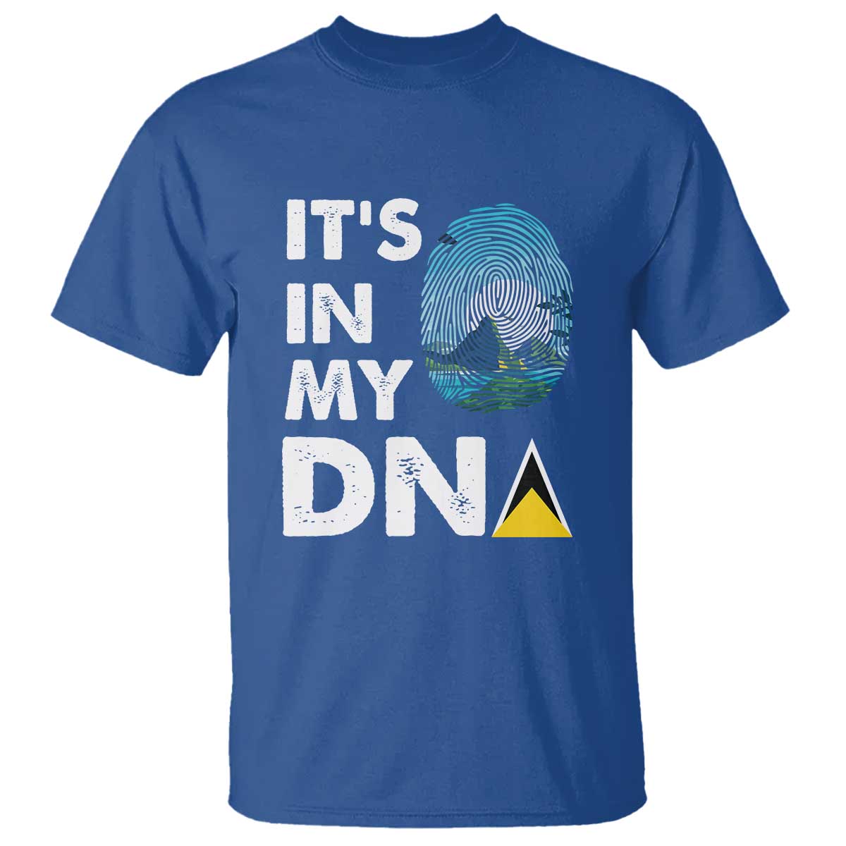 saint-lucia-t-shirt-its-in-my-dna-beautiful-beach