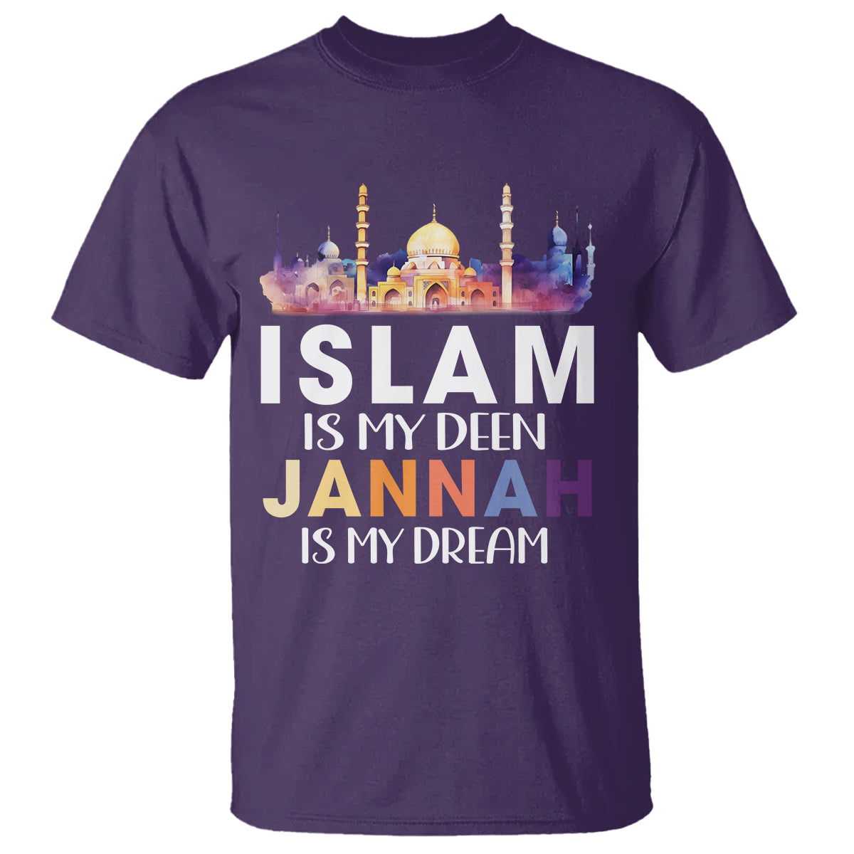 islamic-t-shirt-islam-is-my-deen-jannah-is-my-dream-muslim
