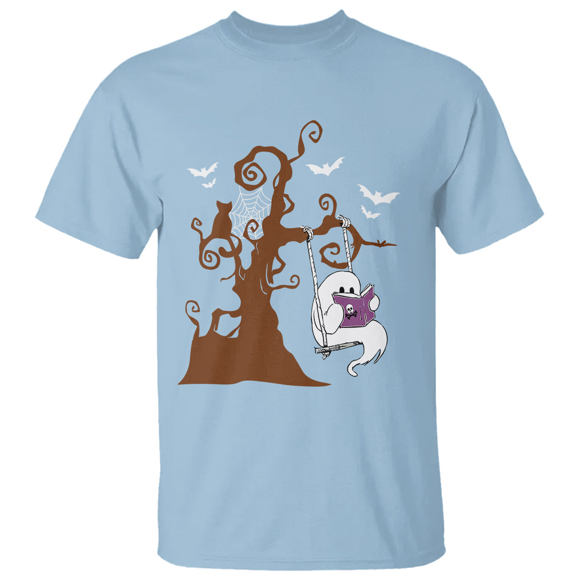 halloween-bookaholic-t-shirt-cute-ghost-swing-reading-book