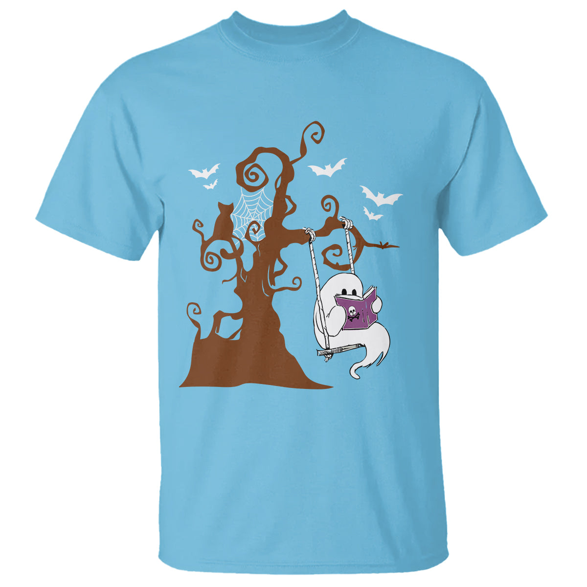 halloween-bookaholic-t-shirt-cute-ghost-swing-reading-book