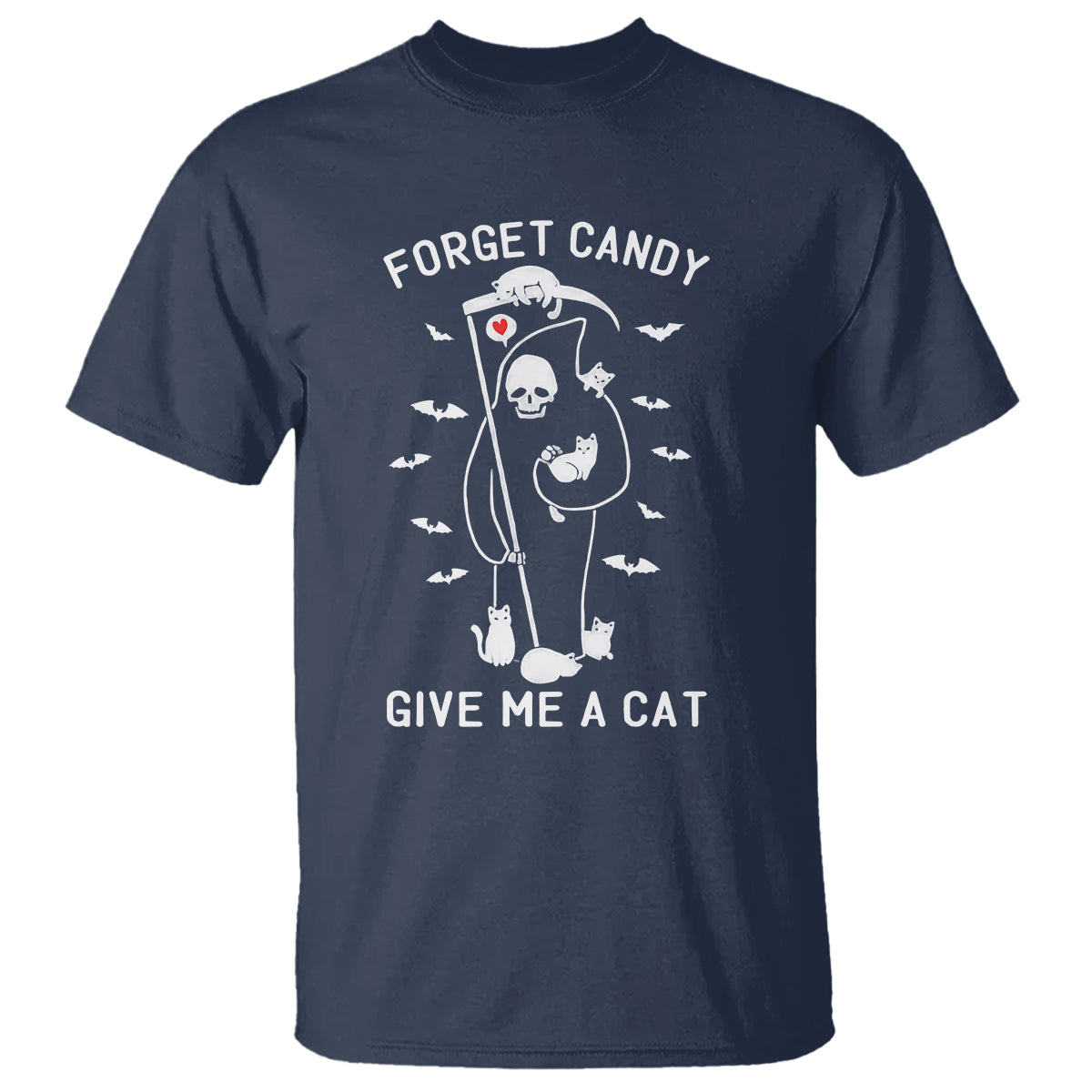 halloween-cat-lover-t-shirt-funny-death-forget-candy-give-me-a-cat