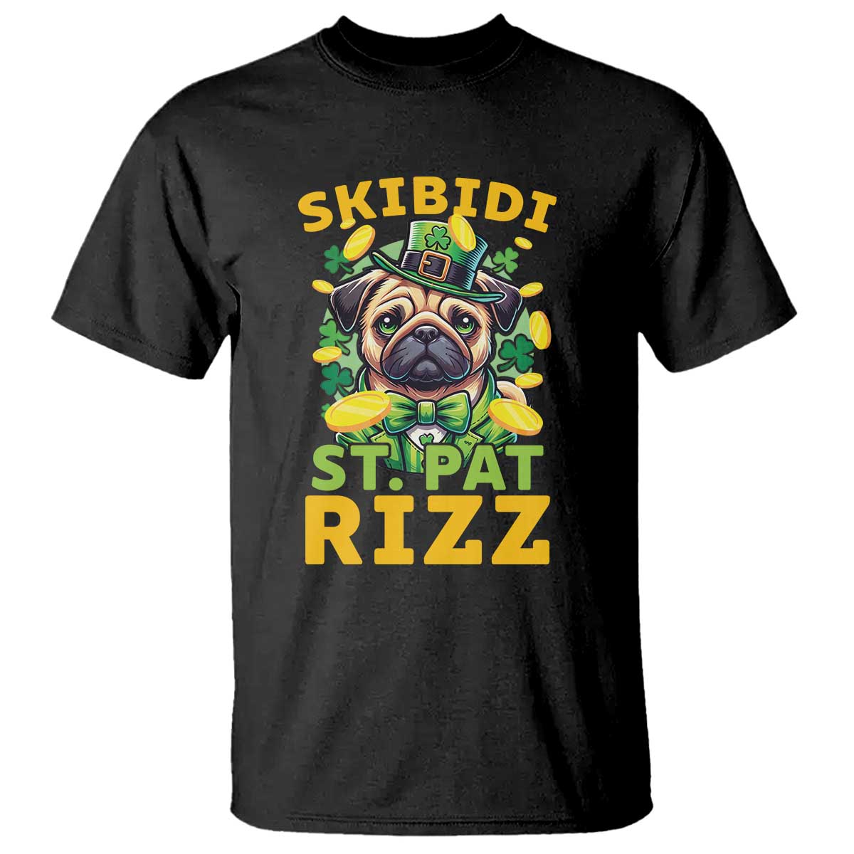 funny-st-patricks-day-t-shirt-skibidi-st-patrizz-cute-dog-leprechaun