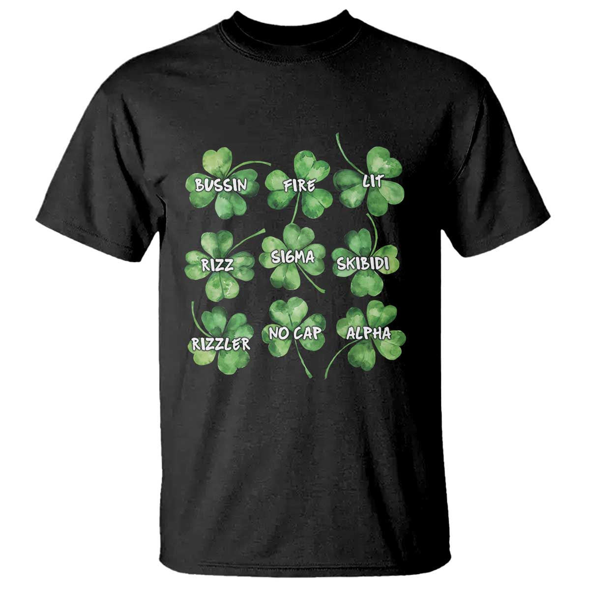 funny-st-patricks-day-t-shirt-shamrock-lit-rizz-sigma-skibidi-rizzler-no-cap-alpha