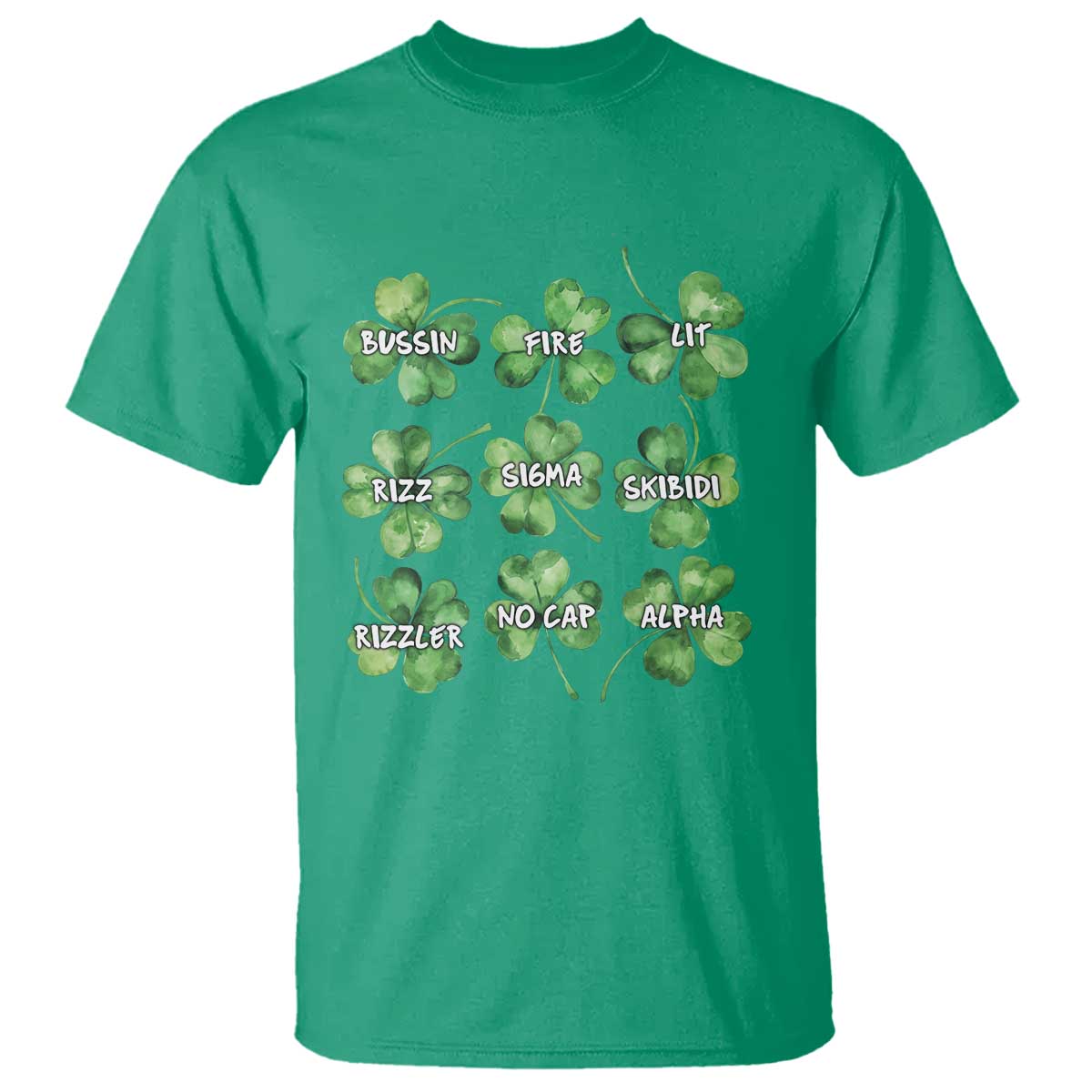funny-st-patricks-day-t-shirt-shamrock-lit-rizz-sigma-skibidi-rizzler-no-cap-alpha