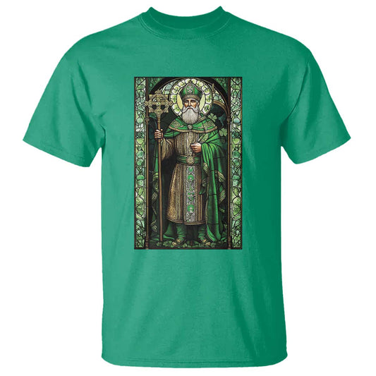 st-patricks-day-t-shirt-saint-patrick-art-aesthetic-stained-glass