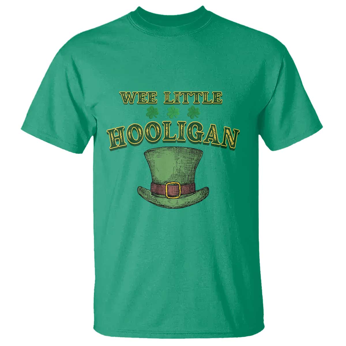 funny-st-patricks-day-t-shirt-wee-little-hooligan-shamrock-leprechaun-hat