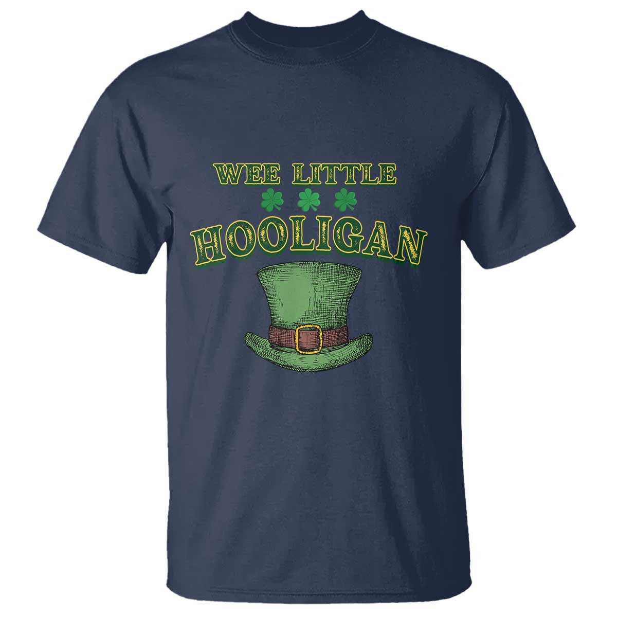 funny-st-patricks-day-t-shirt-wee-little-hooligan-shamrock-leprechaun-hat