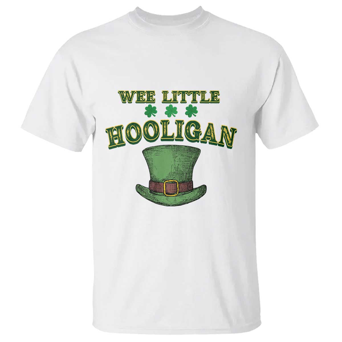funny-st-patricks-day-t-shirt-wee-little-hooligan-shamrock-leprechaun-hat