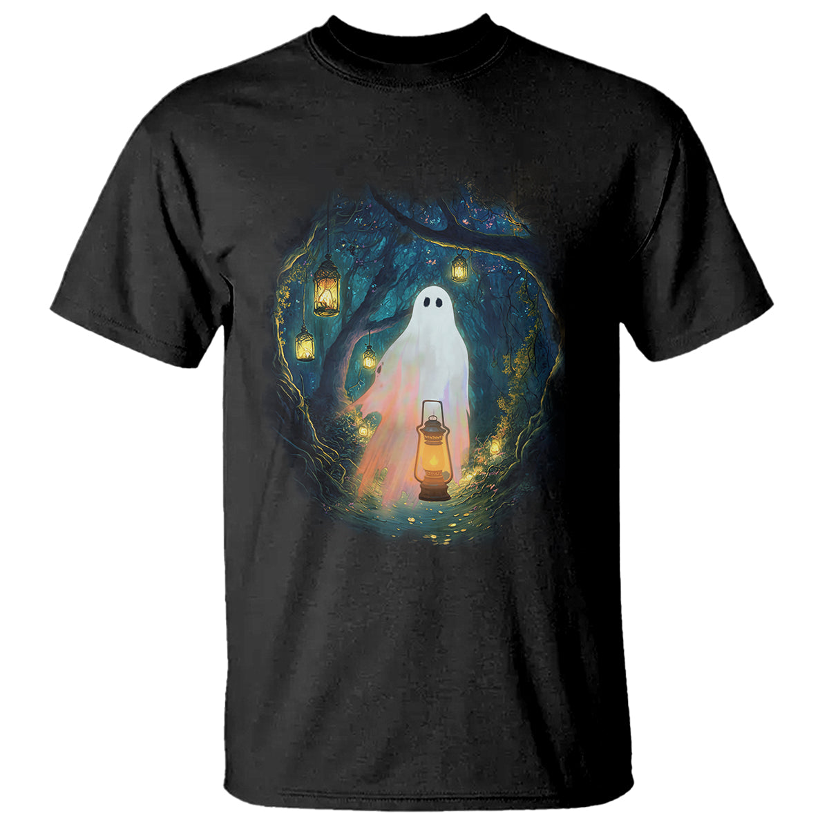 ghost-t-shirt-ghost-in-the-forest-shirt