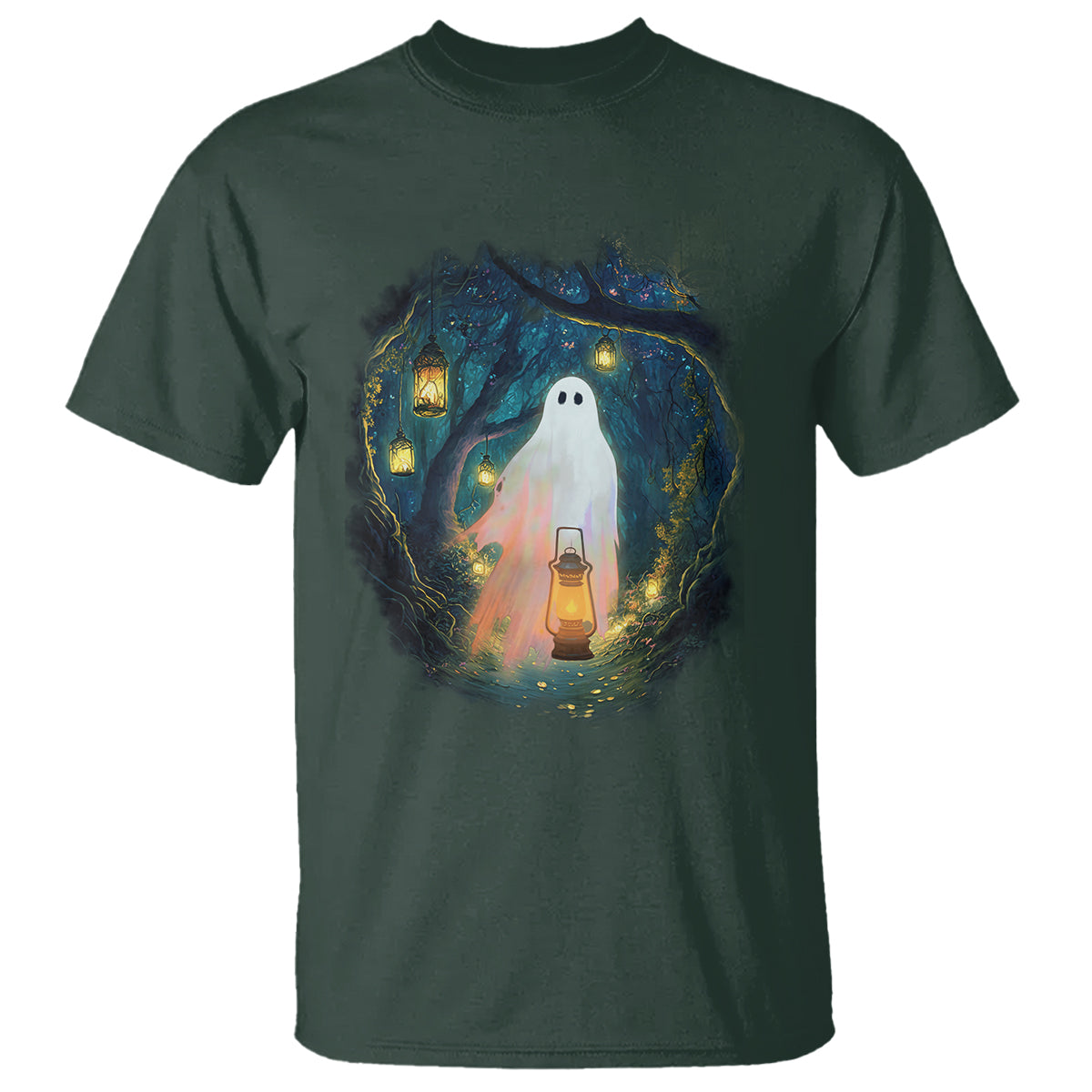 ghost-t-shirt-ghost-in-the-forest-shirt
